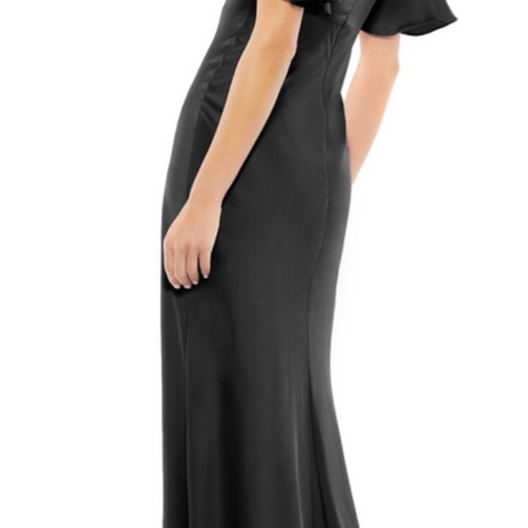 Mac Duggal 55402 NWT Flounce Sleeve Evening Dress - Picture 2 of 6